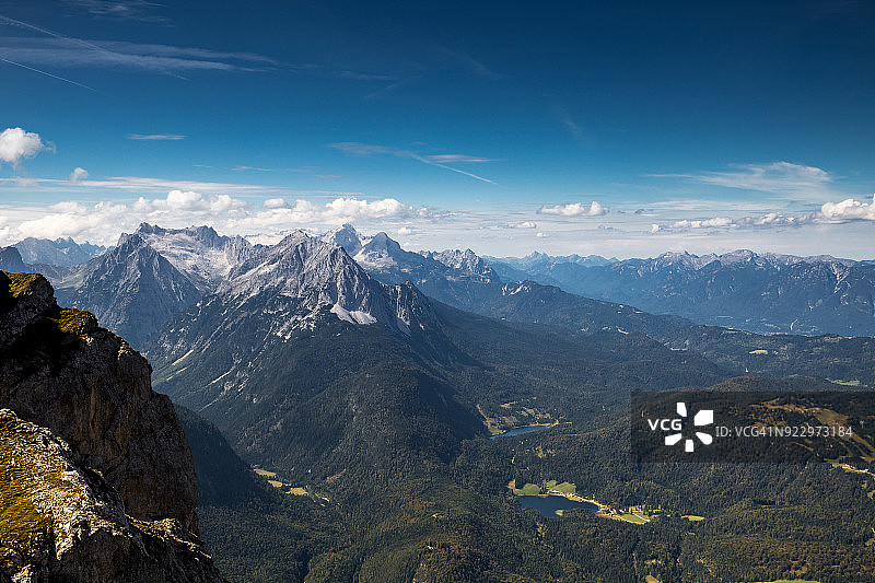 巴伐利亚阿尔卑斯山脉-韦特施泰因山脉图片素材