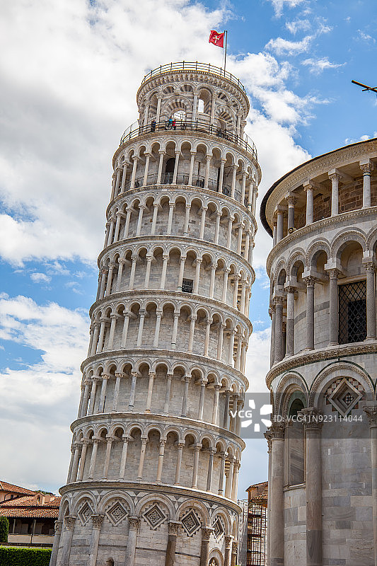 比萨斜塔图片素材