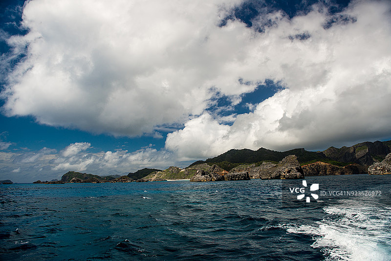 小笠原群岛南岛风光图片素材