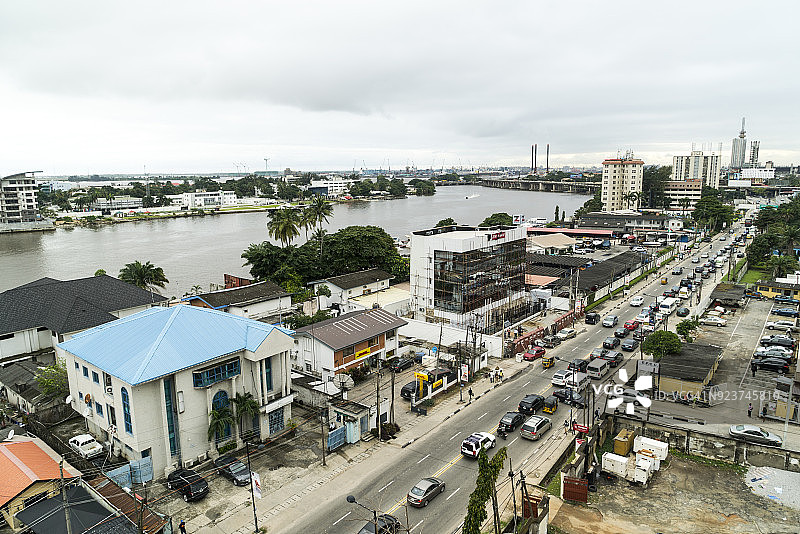 尼日利亚拉各斯公寓阳台视角图片素材