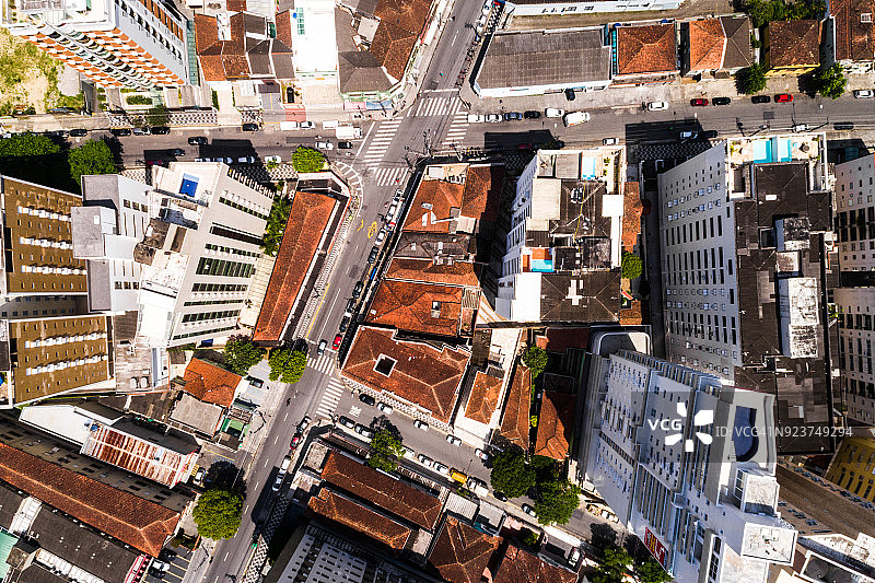 巴西城市鸟瞰图图片素材