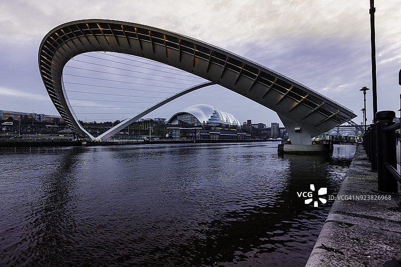 盖茨黑德千禧桥（泰恩河，纽卡斯尔）图片素材