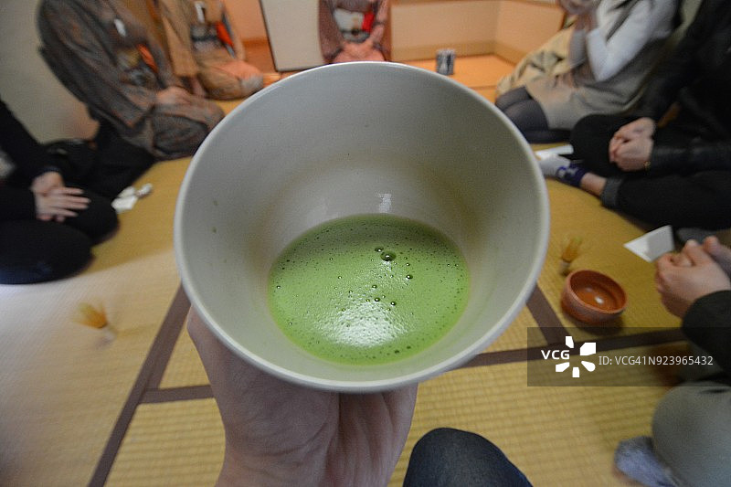 饮用日式茶图片素材