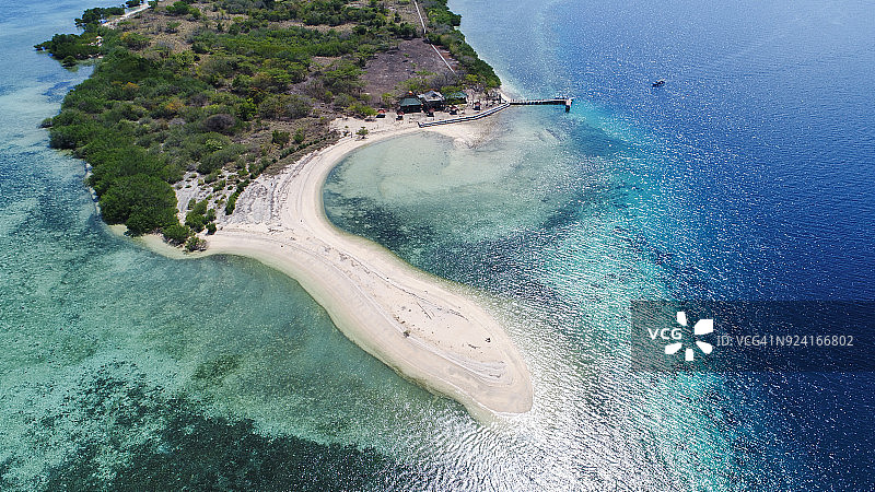 西巴厘岛国家公园鹿岛图片素材