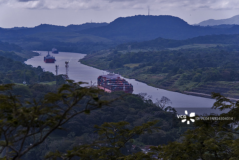 巴拿马运河图片素材
