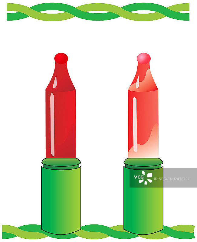 迷你红灯图片素材