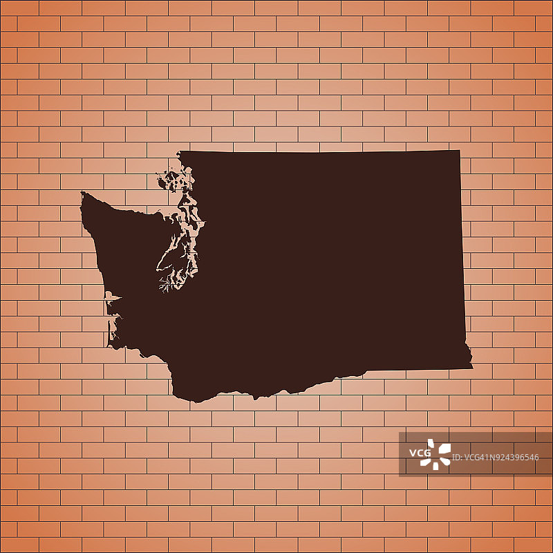 华盛顿地图图片素材