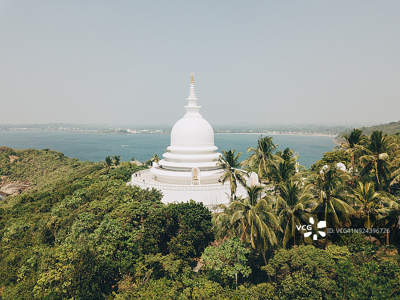 斯里兰卡海滩宝塔图片素材
