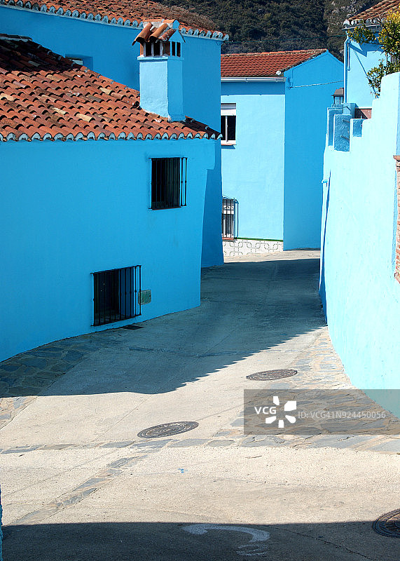 马拉加胡斯卡小镇风光图片素材