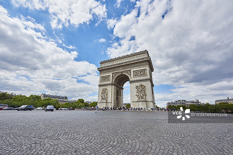 巴黎凯旋门图片素材