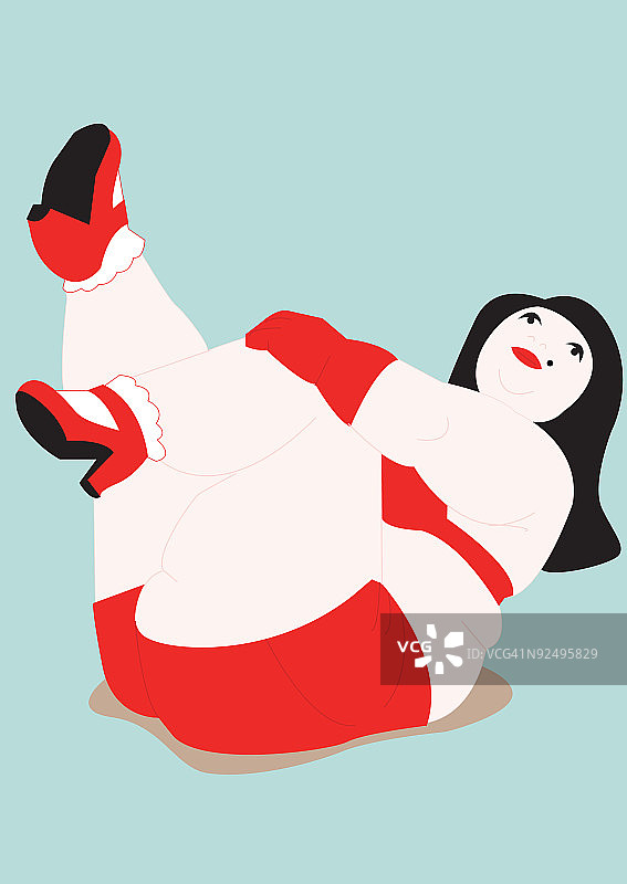 穿着时尚的女性（系列）图片素材