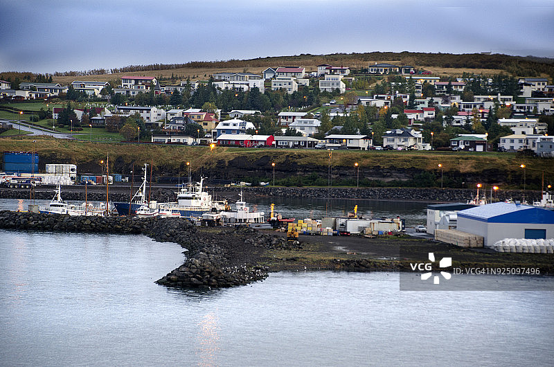 胡萨维克，冰岛图片素材