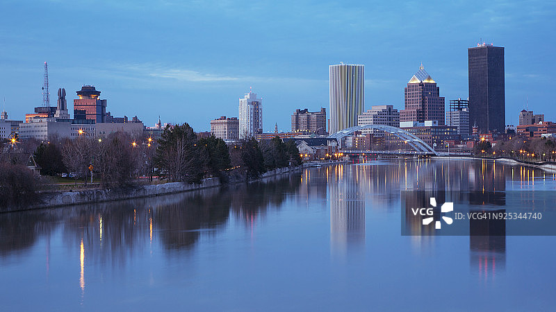 罗切斯特的天际线图片素材