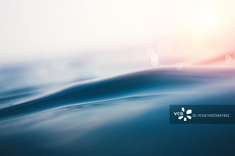 日落时的海浪图片素材