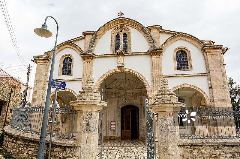 塞浦路斯莱夫卡拉圣十字教堂图片素材