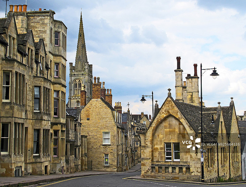 斯坦福老城区与诸圣座堂图片素材