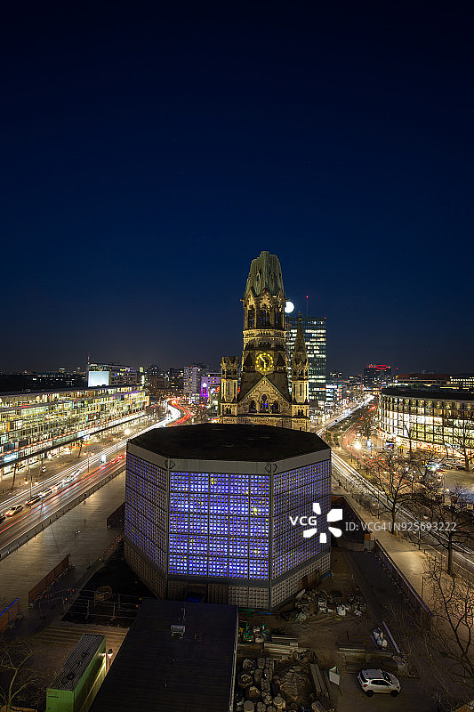 威廉皇帝纪念教堂广场（德国柏林）图片素材