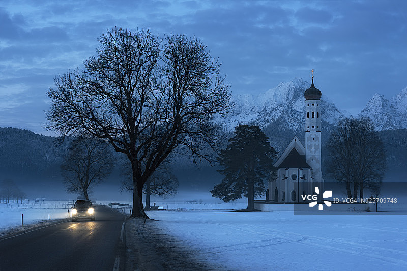 巴伐利亚圣科洛曼教堂图片素材