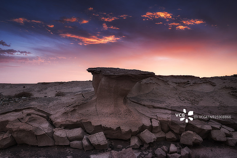 中国加那利群岛特内里费岛南部埃尔梅达诺海滩图片素材