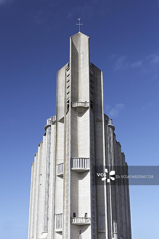 法国滨海夏朗德省的圣母院图片素材