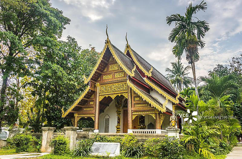 泰国清迈的清曼寺图片素材