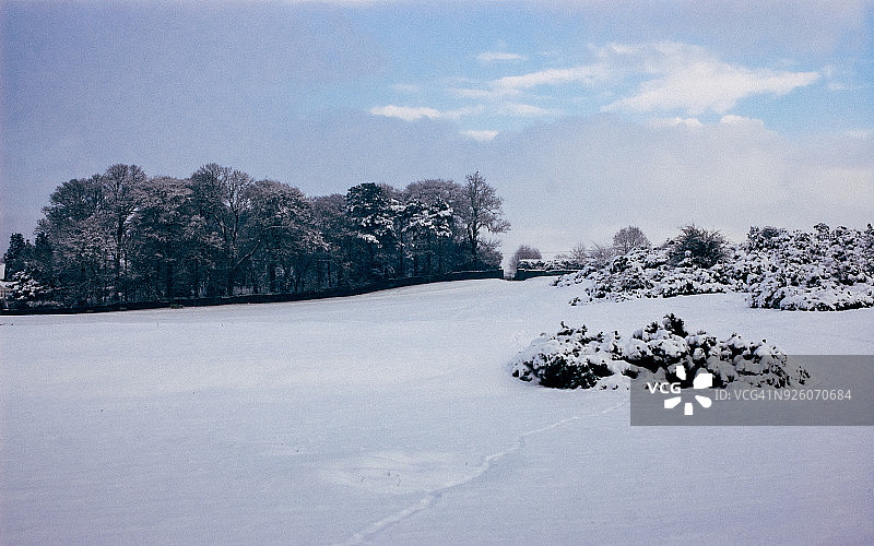 爱尔兰的雪景图片素材