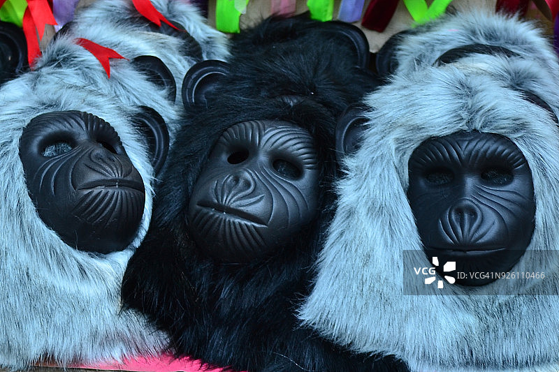 猴子面具图片素材