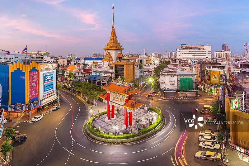 曼谷耀华力唐人街金佛寺图片素材