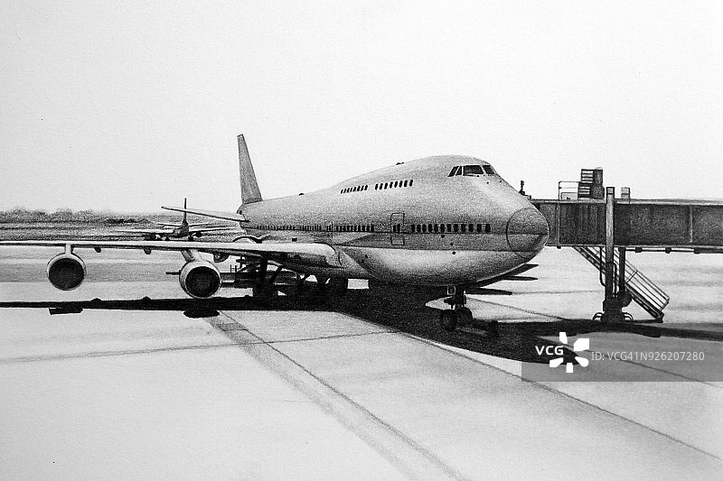 飞机插画图片素材