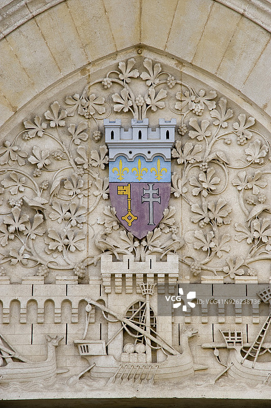 大主教宫殿的盾形纹章图片素材