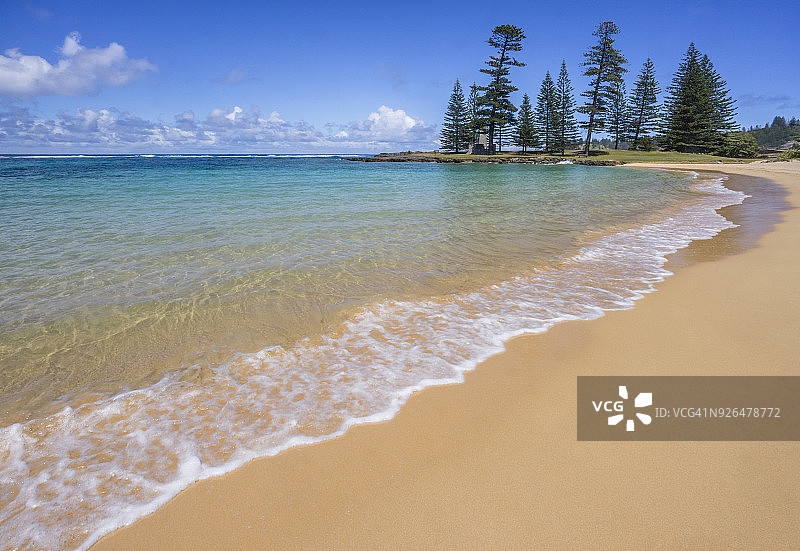 诺福克岛艾米丽湾图片素材