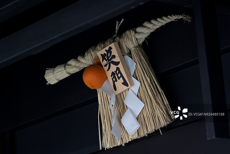 注连绳日式新年装饰图片素材