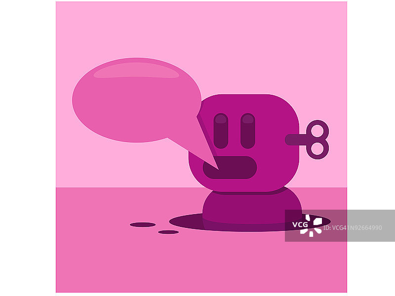 呼喊的机器人图片素材