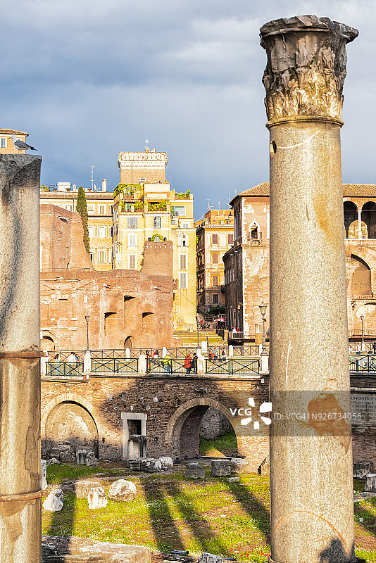 意大利罗马：帝国广场图片素材