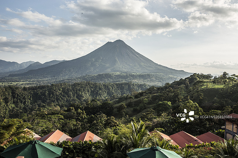 Arenal火山图片素材