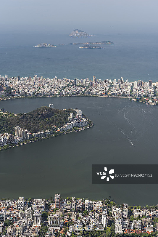 巴西里约热内卢罗德里戈·迪·弗雷塔斯泻湖景色图片素材