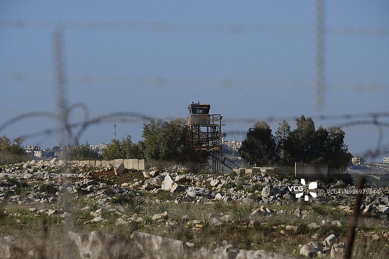 以色列-黎巴嫩边境图片素材