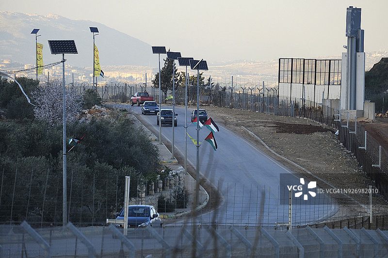 以色列-黎巴嫩边境图片素材