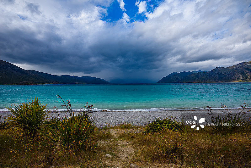 新西兰瓦纳卡湖区图片素材