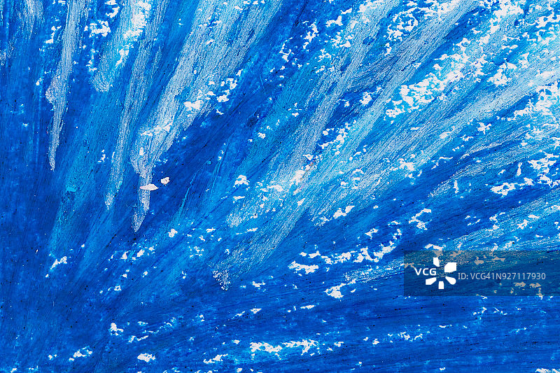 蓝色蜡笔边框纹理图片素材