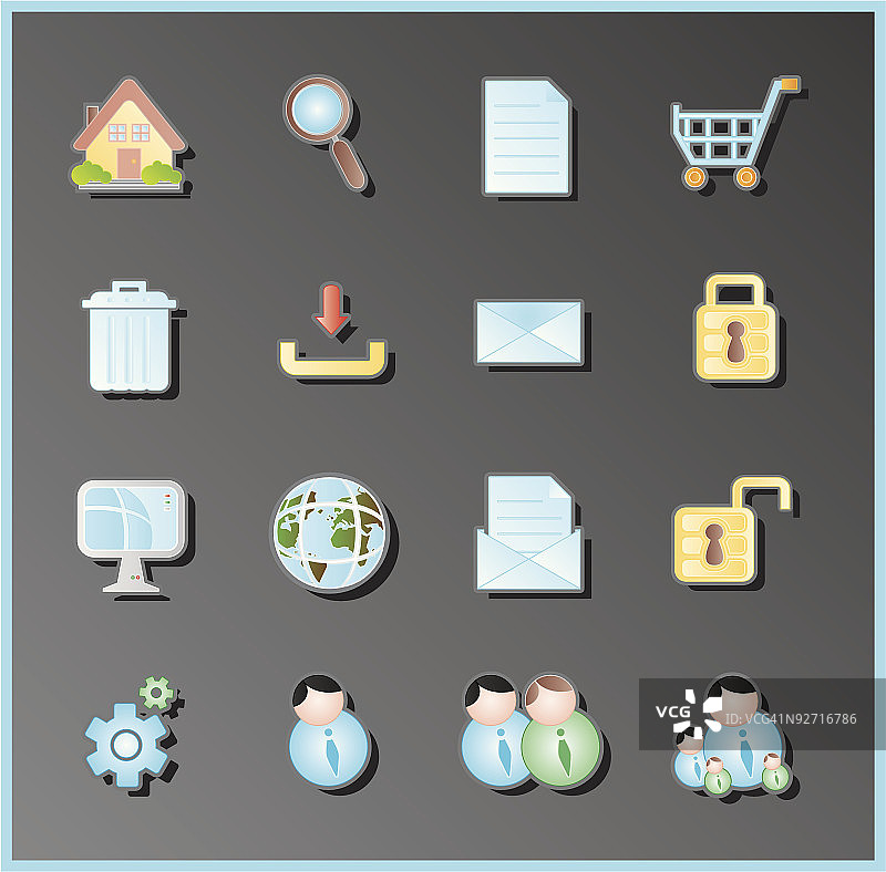 互联网图标图片素材