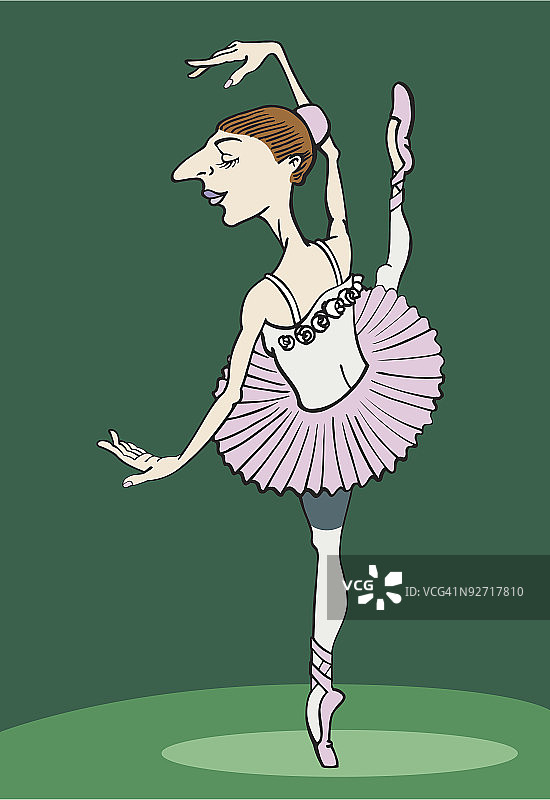 天鹅湖芭蕾舞演员图片素材