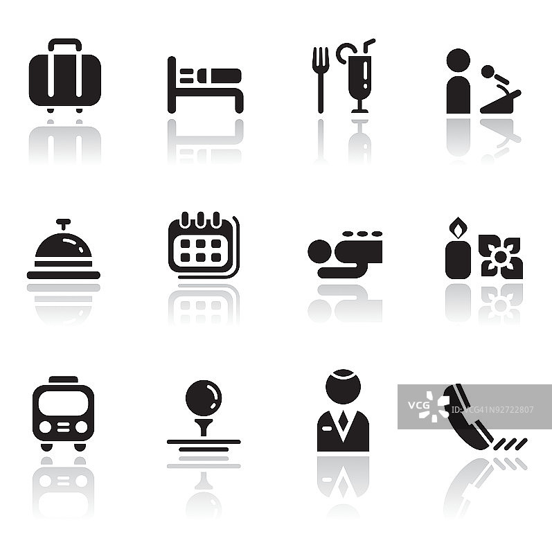 酒店主题电脑图标图片素材