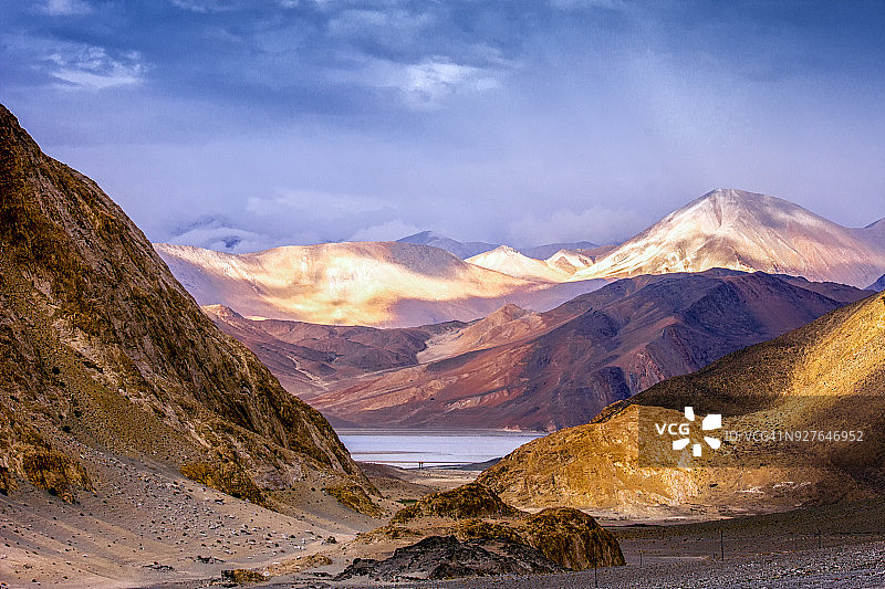 印控克什米尔班公湖图片素材