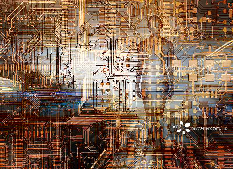 网络中的黑客图片素材