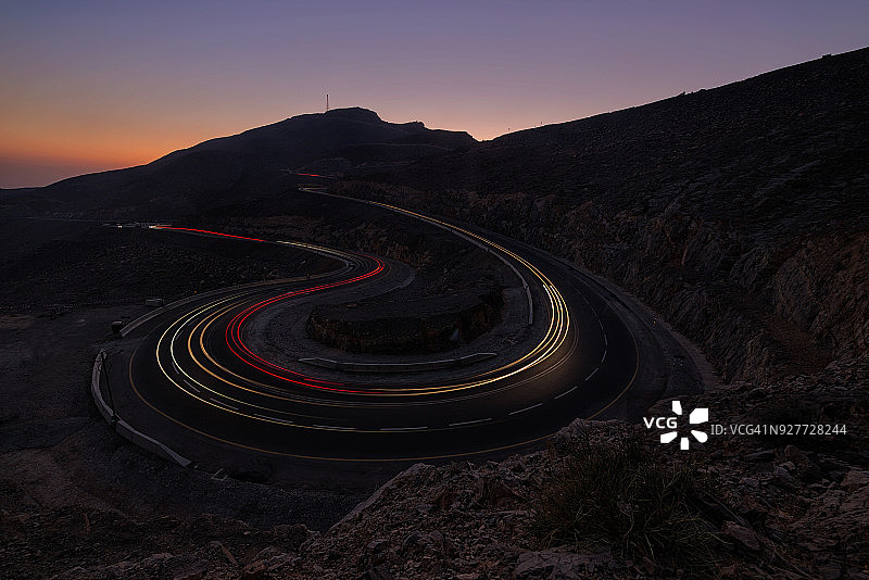 杰贝尔杰伊斯山 - 哈伊马角图片素材