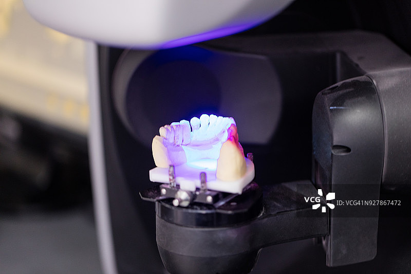 义齿模型扫描图片素材