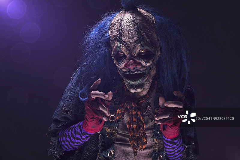 诡异小丑图片素材