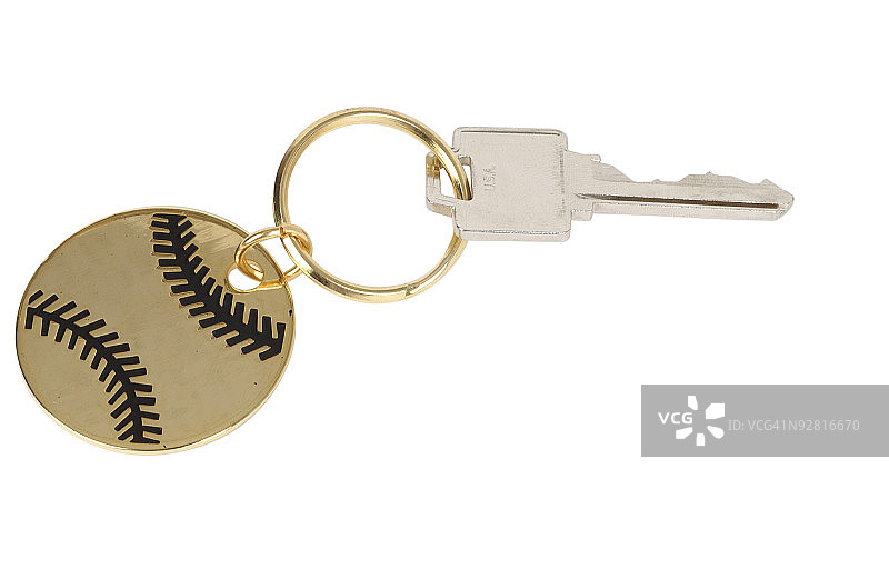 白底挂锁特写图片素材