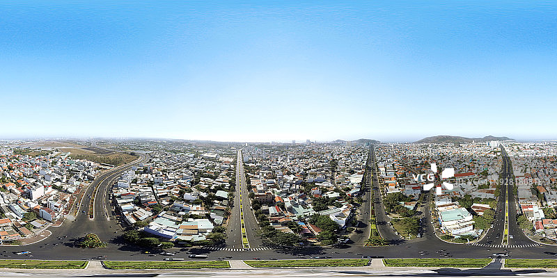 越南头顿市的等距柱状全景图图片素材